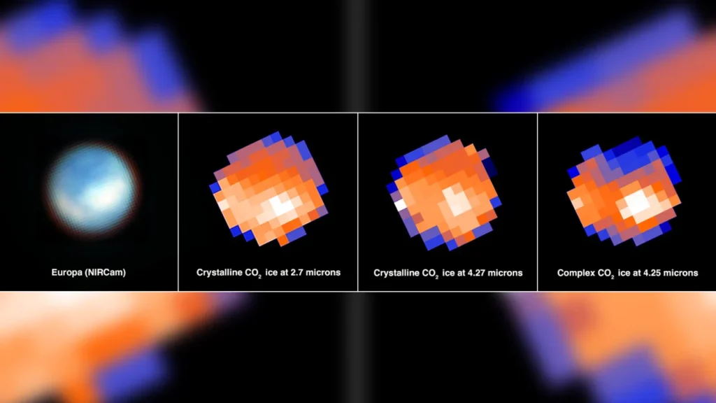 James Webb Telescope found carbon dioxide in Jupiter's moon Europa